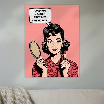 Weißt du was? Ich weiß es wirklich nich'ch scheiß total drauf! von Yvonne Dutch Artist
