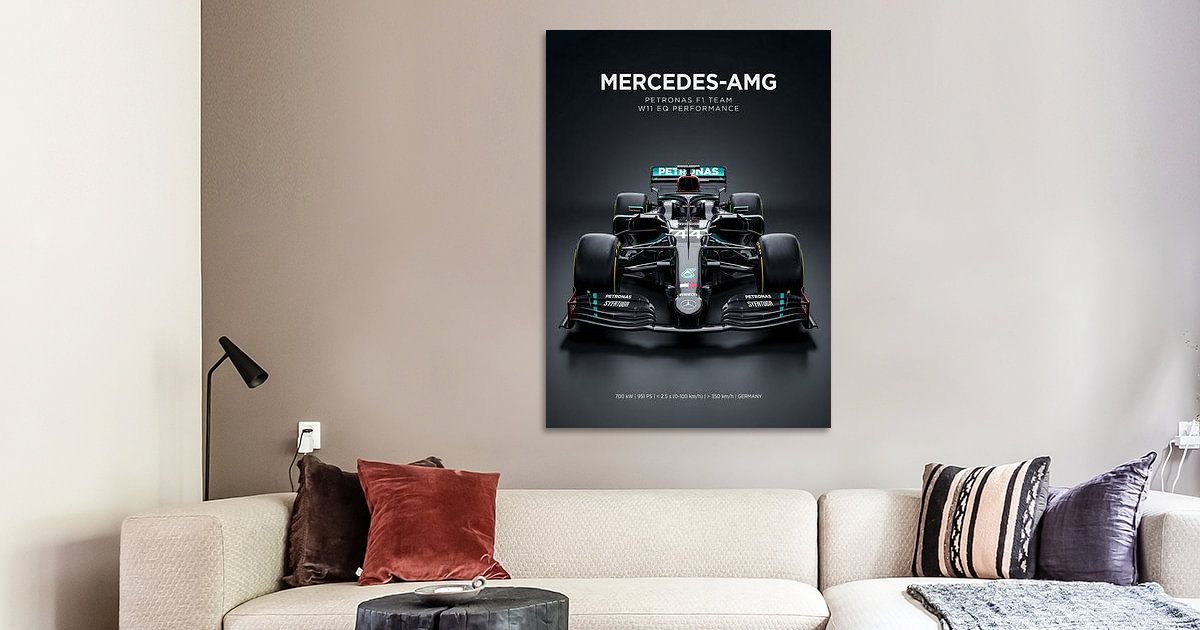Mercedesamg petronas f1 team w11 eq performance formula 1 race car by ...