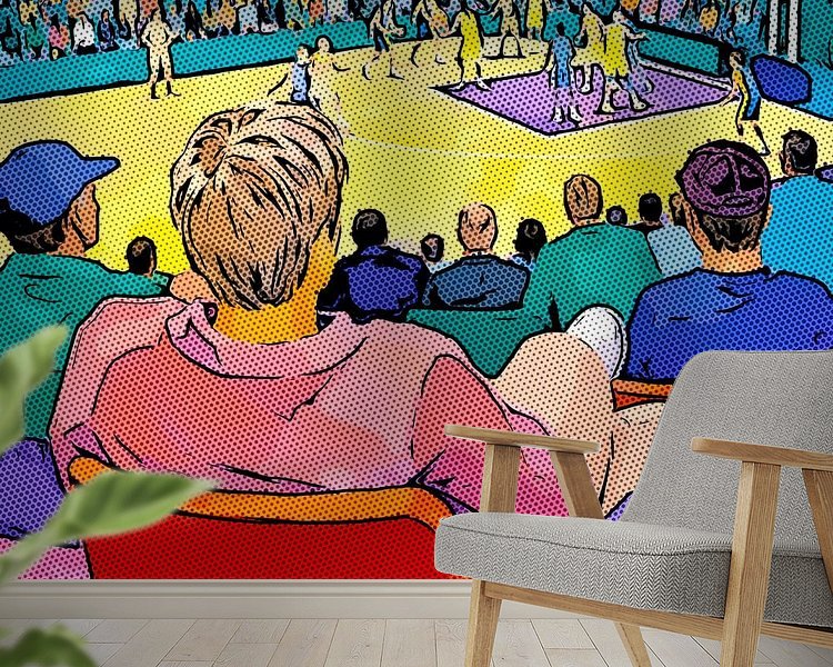 Example of the artwork in a room