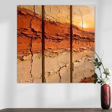 „Sun-Scorched Earth 3: Die Schönheit von Zeit und Verfall“ von Johannas Art Creations