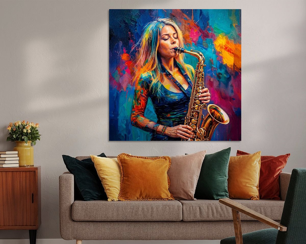 Example of the artwork in a room