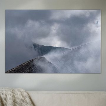 The steaming Bromo volcano – close-up