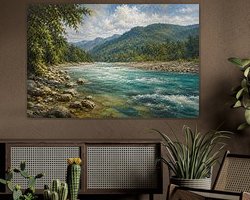 Example of the artwork in a room
