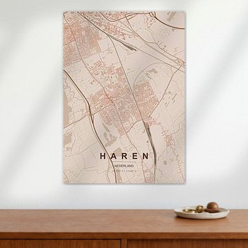 Map of Haren by Stef van Campen