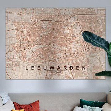 Leeuwarden Map by Stef van Campen