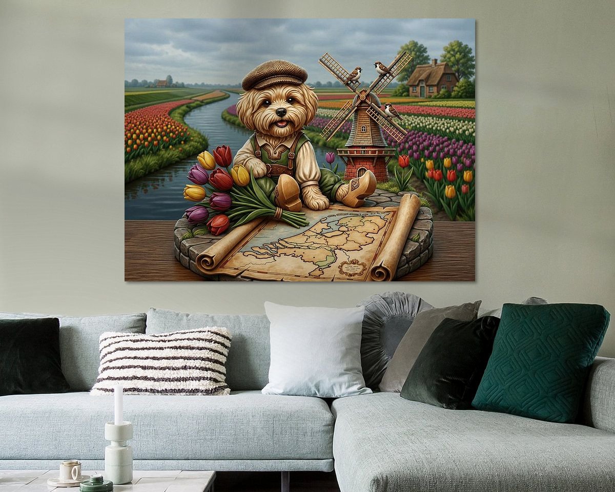 Example of the artwork in a room