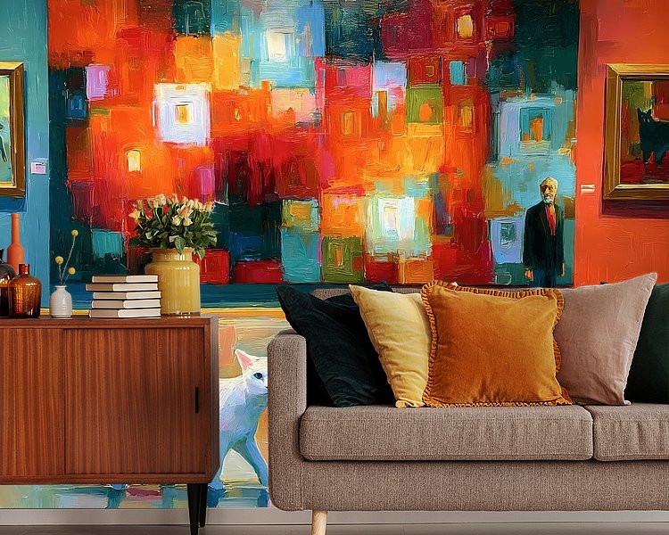 Example of the artwork in a room