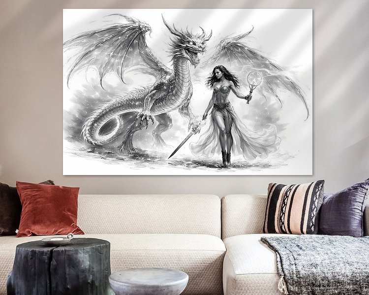 Example of the artwork in a room