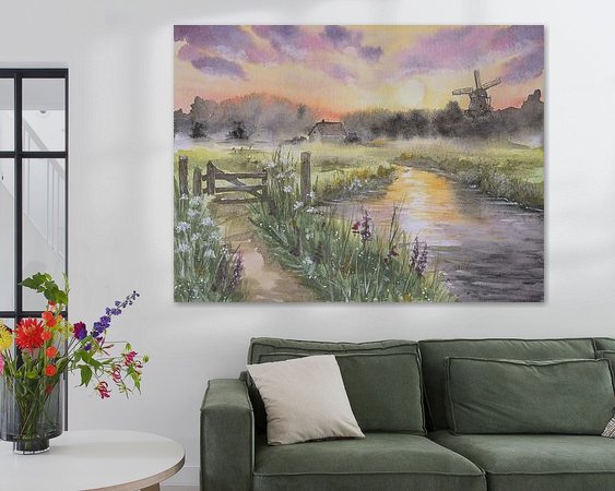 Example of the artwork in a room