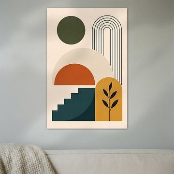 Moderne Wandkunst im geometrischen Harmonie-Stil von irgian firmansyah