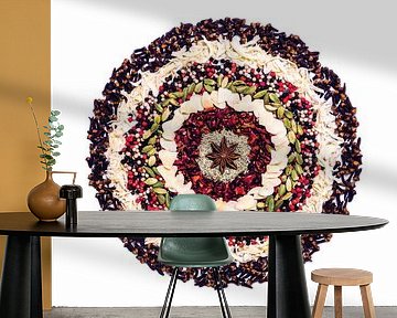 Mandala of Herbs and Spices  by RB-Photography