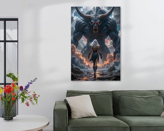 Example of the artwork in a room