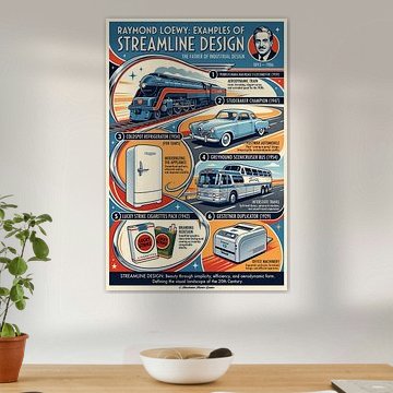 Stromliniendesign von Raymond Loewy