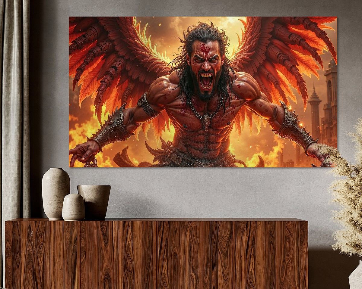 Example of the artwork in a room