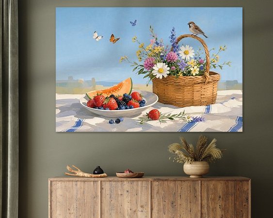 Example of the artwork in a room