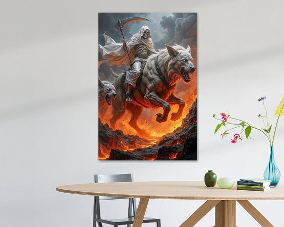 Example of the artwork in a room
