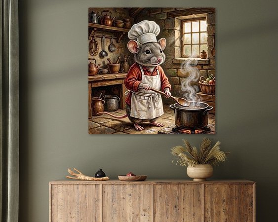 Example of the artwork in a room