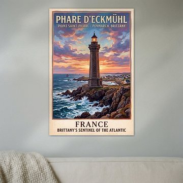 Eckmühl Lighthouse, France by Ted Decker
