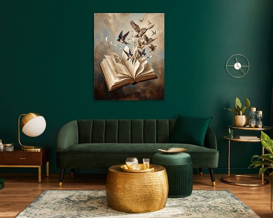 Example of the artwork in a room