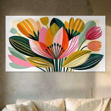 Bouquet abstrait