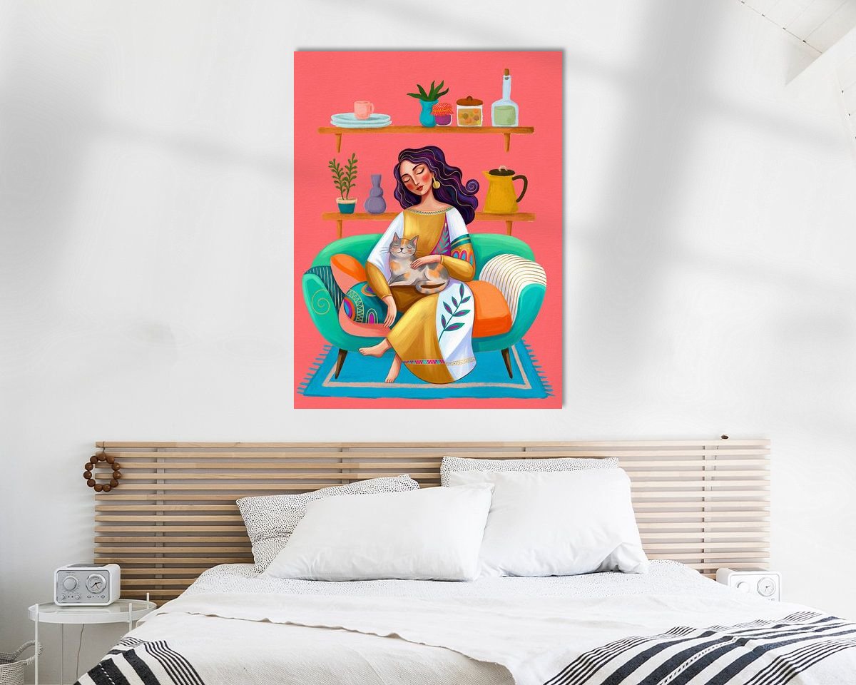 Example of the artwork in a room