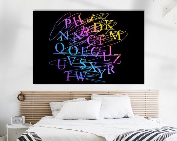 Example of the artwork in a room