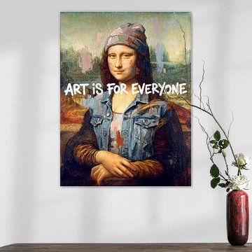 Mona Lisa Statement-schilderij Pop Art