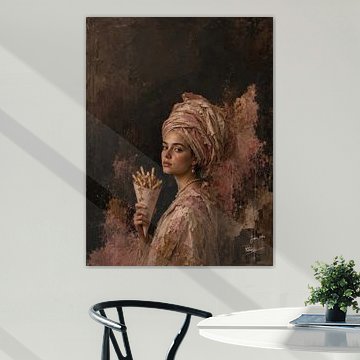 Stilness with Fries and Pearl by René van den Berg