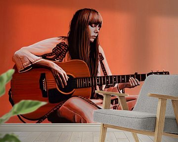 Joni Mitchell Schilderij van Paul Meijering