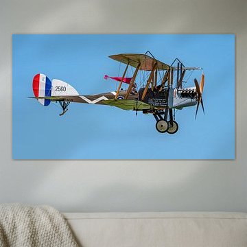 Nachbau des Doppeldeckers Royal Aircraft Factory B.E.2f. von Jaap van den Berg
