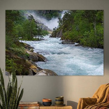 Along the Kinso River, Vestland, Norway by Henk Meijer Photography