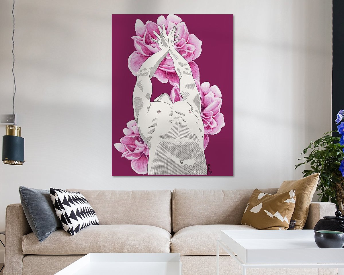 Example of the artwork in a room