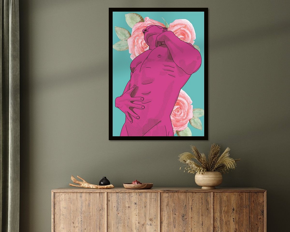 Example of the artwork in a room