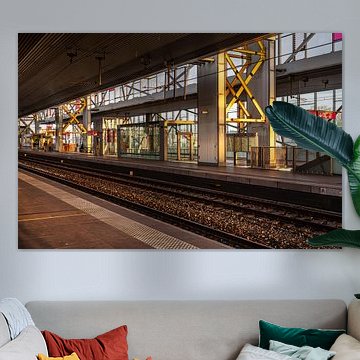 A play of light on the platform by Werner Lerooy