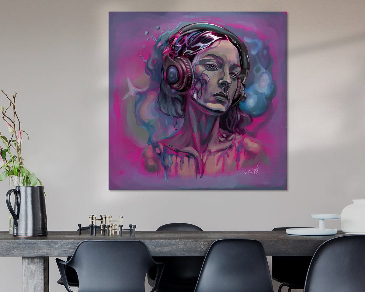 Example of the artwork in a room