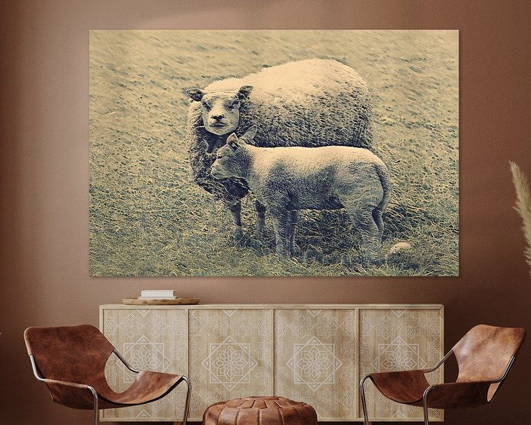 Example of the artwork in a room