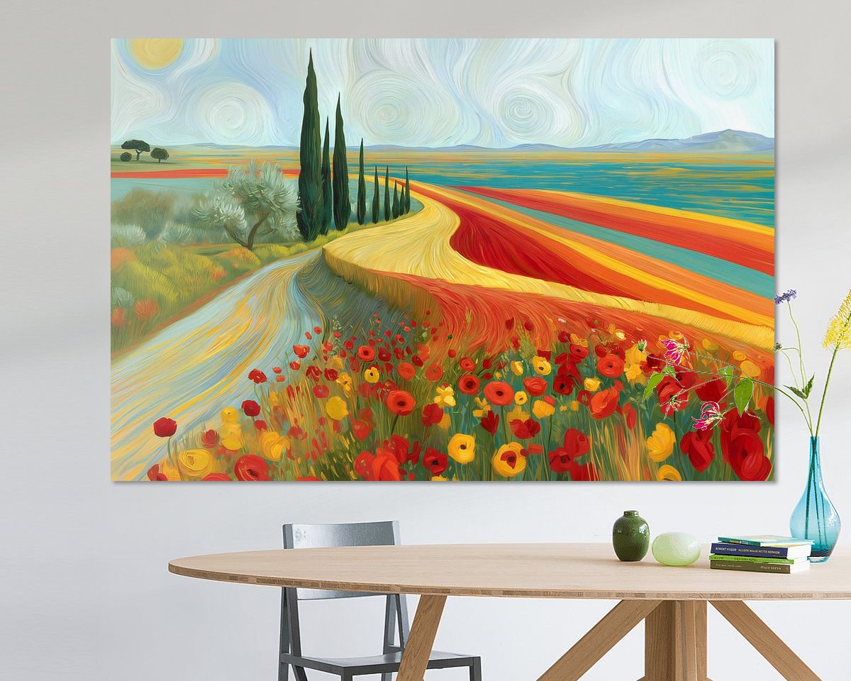 Example of the artwork in a room