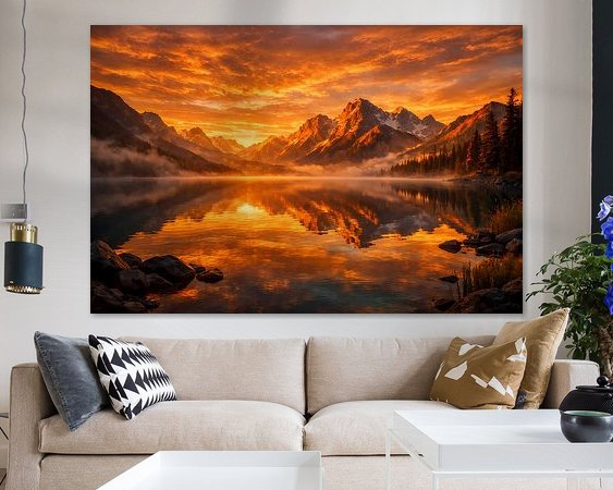 Example of the artwork in a room