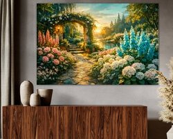 Example of the artwork in a room
