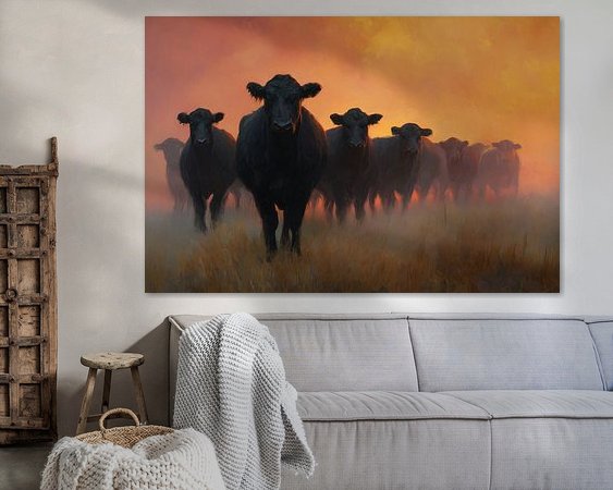 Example of the artwork in a room