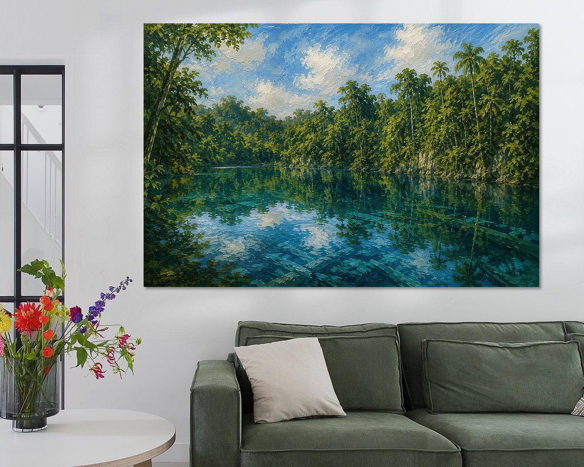 Example of the artwork in a room