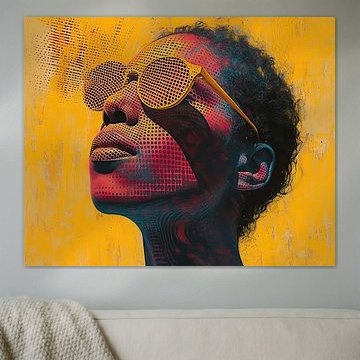 Golden Gaze van Kunst Kriebels
