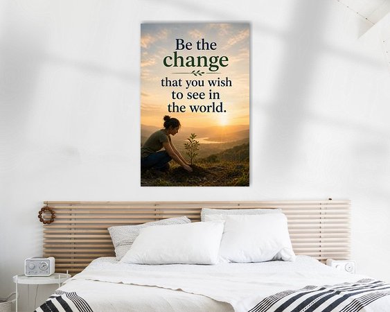 Example of the artwork in a room