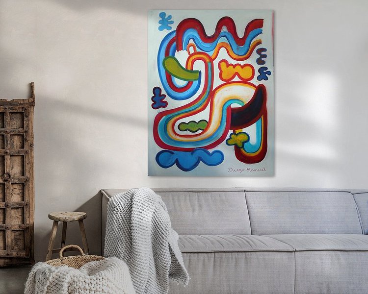 Example of the artwork in a room