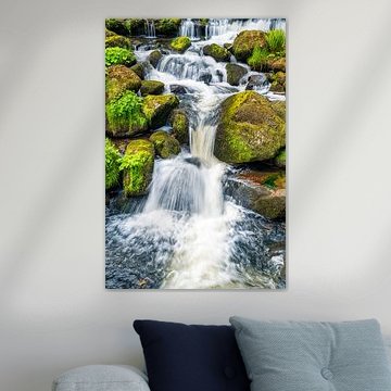 Ein Blick auf den wunderschönen Triberg-Wasserfall im Schwarzwald von Andreas Völkel