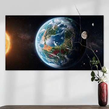 Die Erde im Weltraum von Markus Gann
