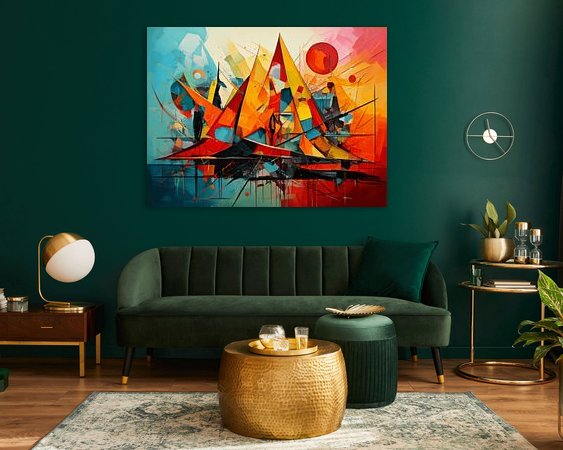 Example of the artwork in a room