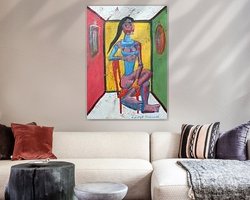 Example of the artwork in a room