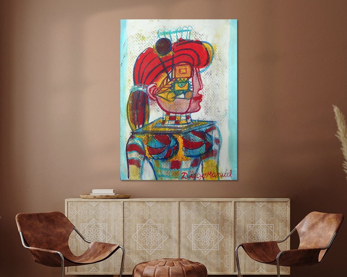 Example of the artwork in a room