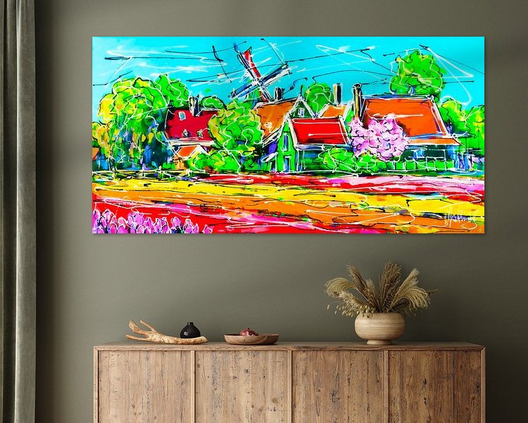 Example of the artwork in a room